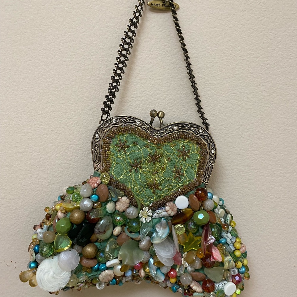 Mary Francis hand beaded bag
